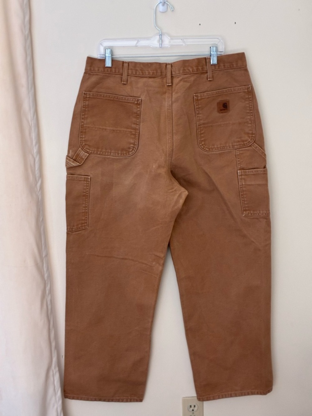 Carhartt Men’s Brown Workwear Carpenter Pants - B11 BRN Size 38x30 - Picture 3 of 8